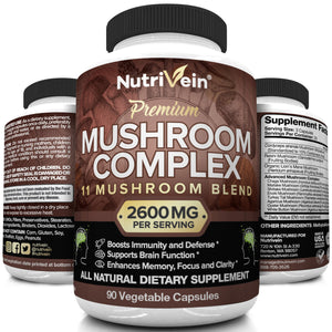 Mushroom Complex Supplement by Nutrivein