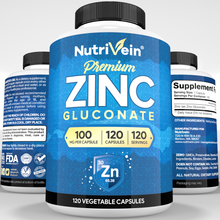 Zinc Gluconate - 120 Capsules