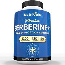 Berberine HCI Plus Organic Ceylon Cinnamon - 120 Capsules