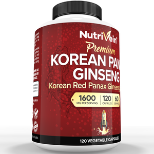 240 Capsules Best Korean Red Panax Ginseng Extract 1600mg Extra Strength NON -GMO - Foto 4