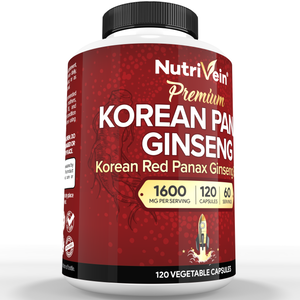 Korean Red Panax Ginseng - 120 Capsules