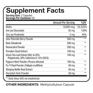 DHT Blocker with Biotin