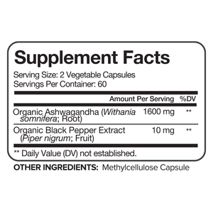 Ashwagandha - 120 Capsules