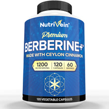 Berberine HCI Plus Organic Ceylon Cinnamon - 120 Capsules