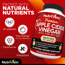 Apple Cider Vinegar - 120 Capsules
