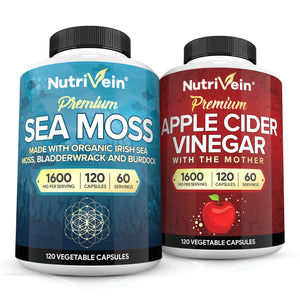 Sea Moss - 120 Capsules Apple Cider Vinegar - 120 Capsules