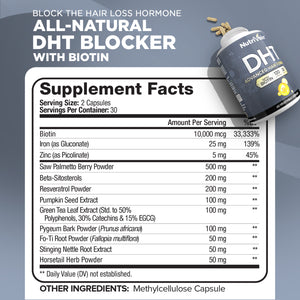 DHT Blocker with Biotin