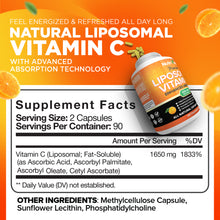 Liposomal Vitamin C - 180 Capsules