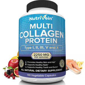 Multi Collagen Protein Capsules - 180 Capsules