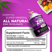 Zinc Picolinate - 120 Capsules