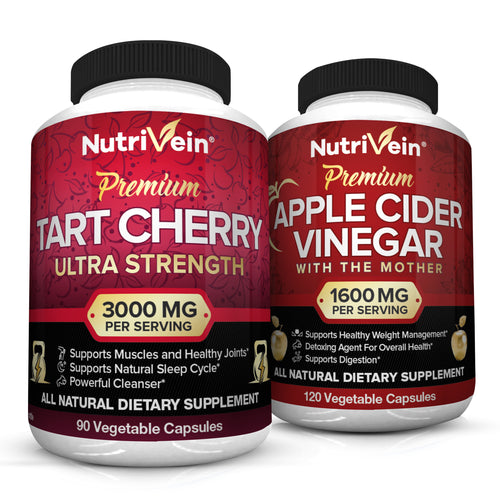 Tart Cherry - 90 Capsules Apple Cider Vinegar - 120 Capsules