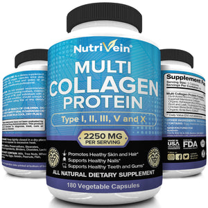 Nutrivein Multi Collagen Protein Capsules.