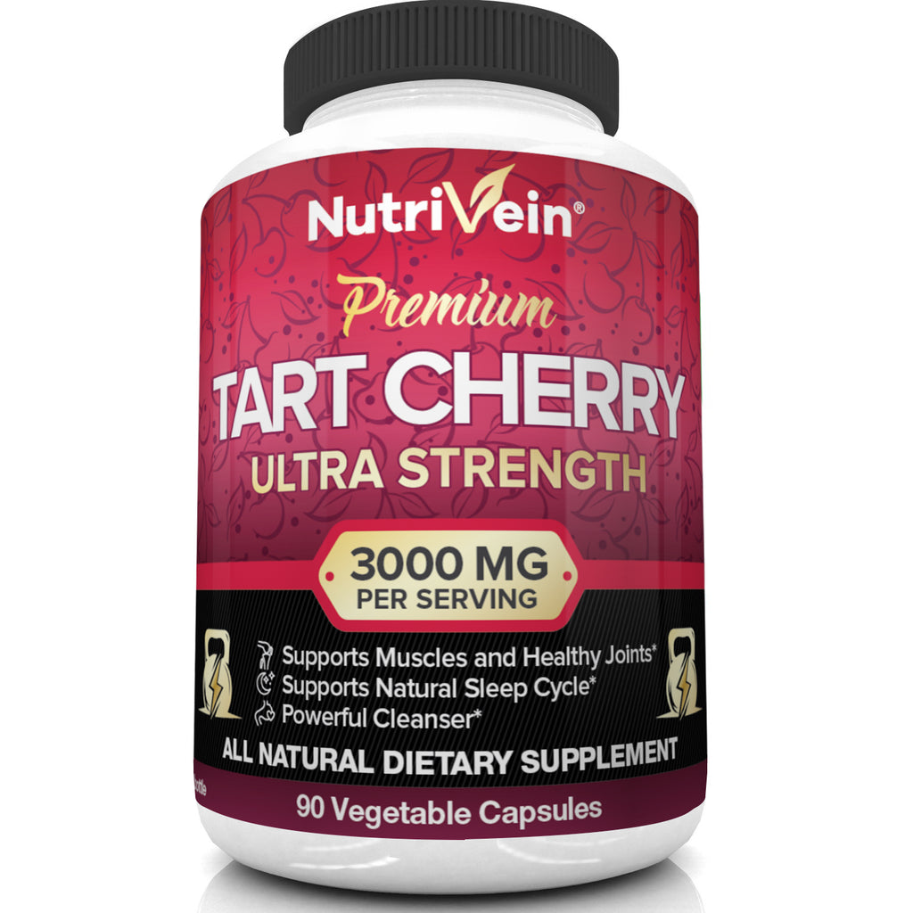 Tart Cherry 3000mg Capsules — Natural Supplement Store – Nutrivein